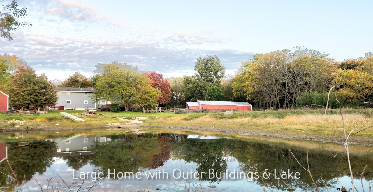 11 Acre Recreational Paradise with Large House for Sale Near