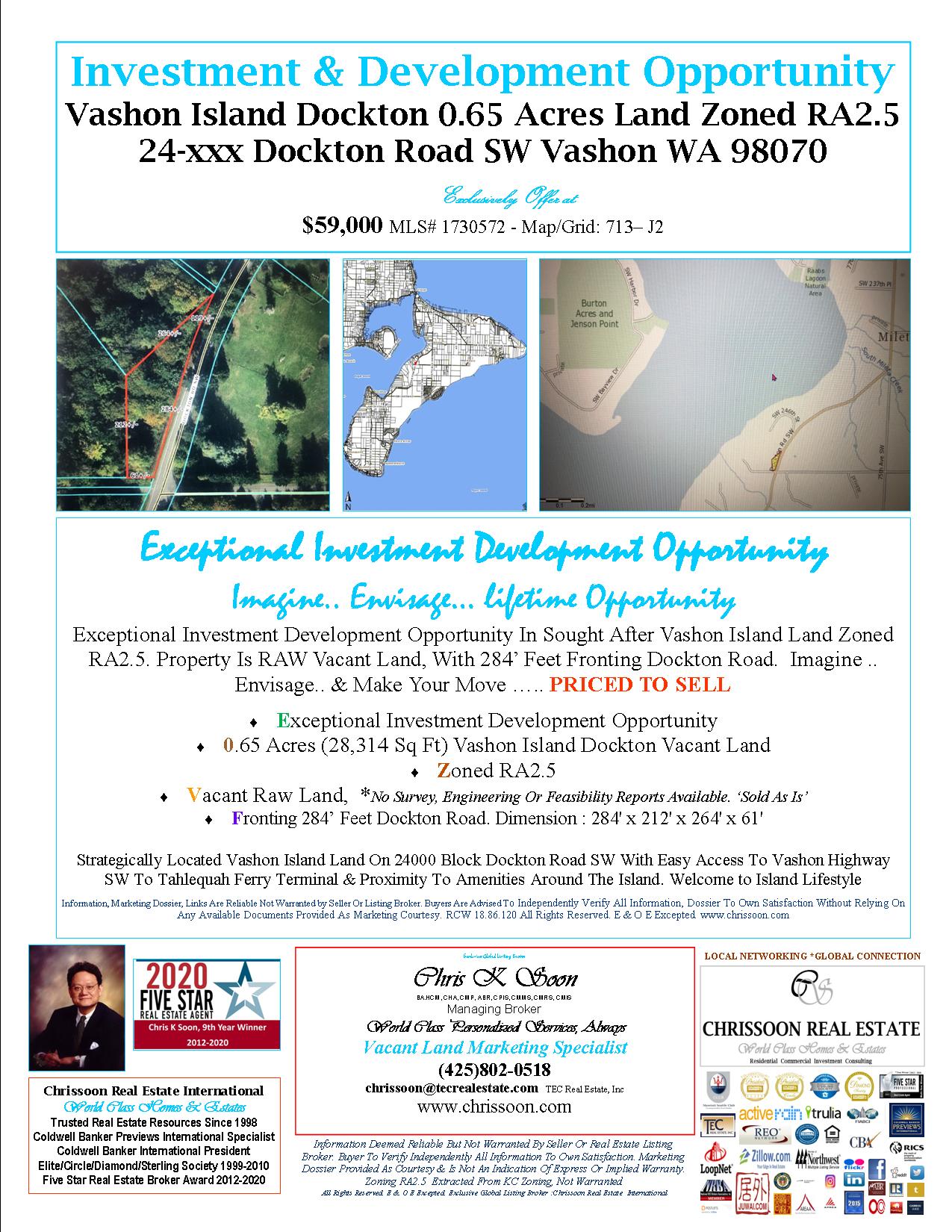 Vashon Island 0.65 Acres Land For Sale Ultimate Land Listings