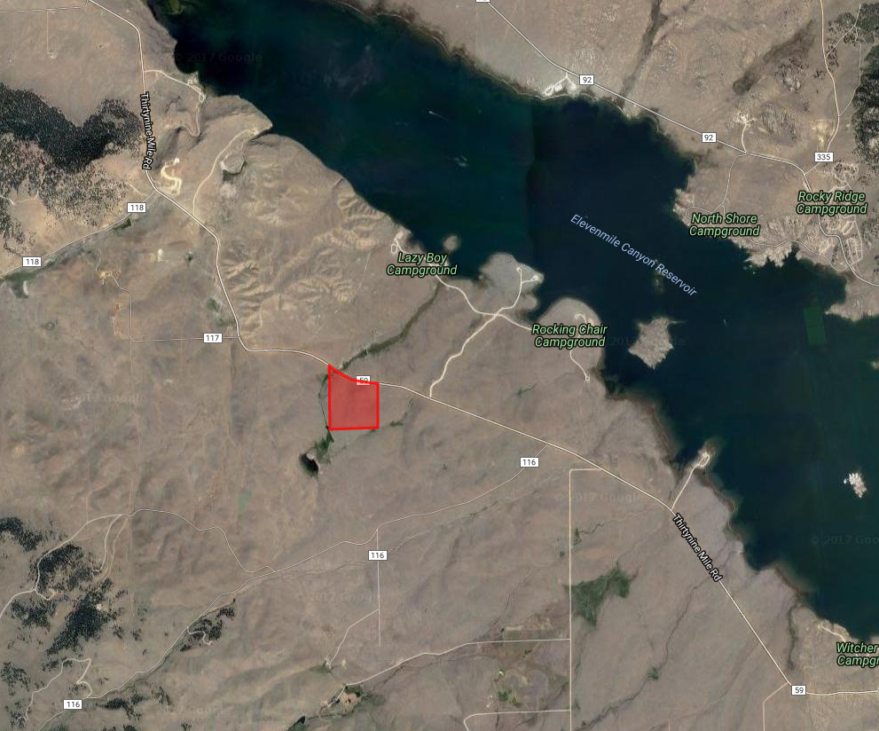 Unbelievable Hilltop 41 Acres Overlooking Eleven Mile Reservoir in