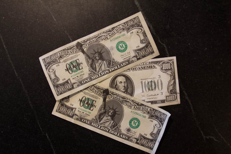 picture of fake money